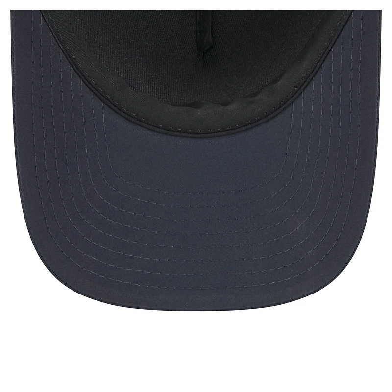 Men's New Era Navy Atlanta Braves Minimalist 9FORTY A-Frame Adjustable Hat