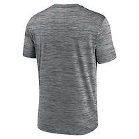 Men's Nike  Anthracite Atlanta Braves Authentic Collection Velocity Dri-FIT T-Shirt