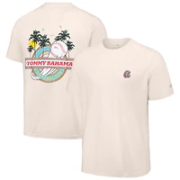T-shirt Tommy Bahama Cream pour homme, Atlanta Braves Fly Ball Club