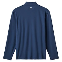 Pull à glissière quart de tour tri-blend bleu marine TravisMathew Atlanta Braves Time to Tailgate pour homme
