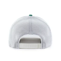 Men's '47 Kelly Green/White Atlanta Braves Elevated Greens Adjustable Trucker Hat