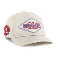 Casquette ajustable Cairn Hitch kaki '47 pour homme des Braves d'Atlanta