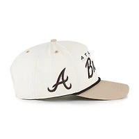 Casquette homme '47 Naturel/Beige Atlanta Braves Neutral Terrain Hitch Rope ajustable