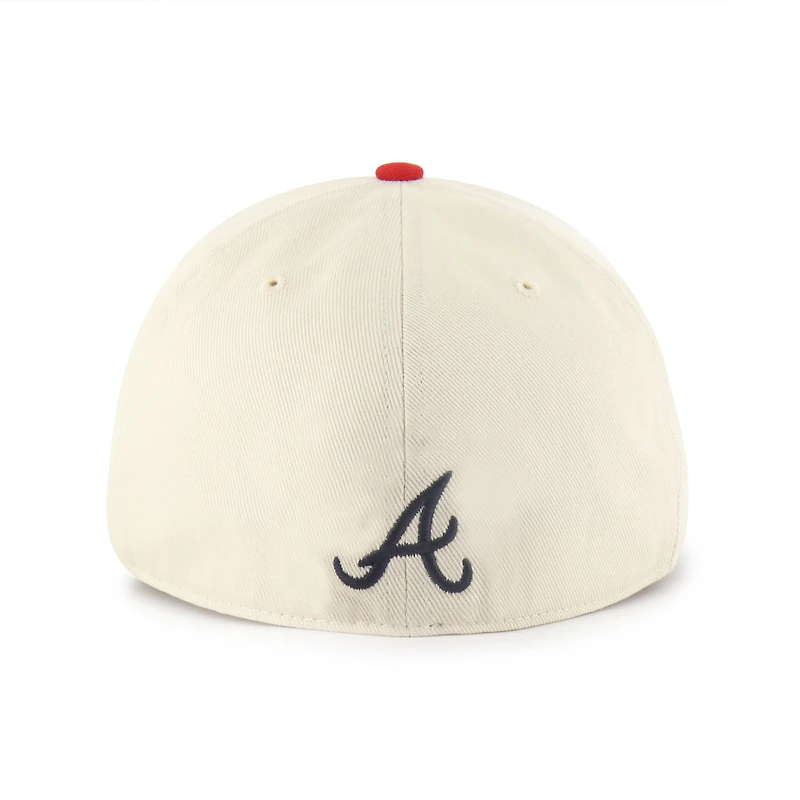 Men's '47 Natural Atlanta Braves Crosstown Franchise Fitted Hat