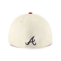 Casquette ajustée Crosstown Franchise '47 Natural Atlanta Braves pour homme