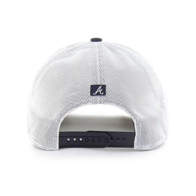Casquette ajustable Fairway Trucker bleu marine/blanc '47 des Braves d'Atlanta pour homme