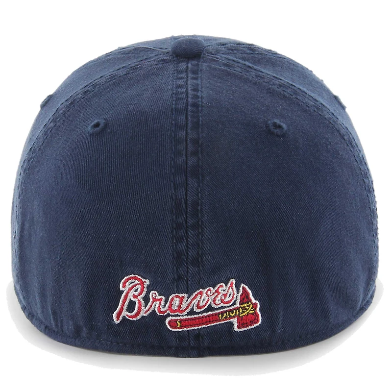 Casquette ajustée '47 Navy Atlanta Braves Franchise Logo pour homme