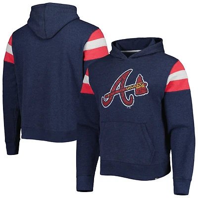 Sweat à capuche homme '47 Navy Atlanta Braves Premier Nico