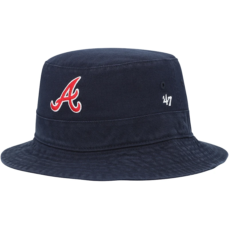 Casquette '47 Navy Atlanta Braves Primary pour homme