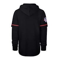 Men's '47 Navy Atlanta Braves Shortstop Pullover Hoodie