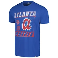 T-shirt '47 Royal Atlanta Braves Outlast Franklin pour hommes
