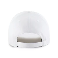Men's '47 White Atlanta Braves Foundational Pinch Offside Adjustable Hat