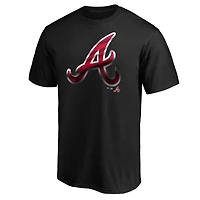 Men's  Black Atlanta Braves Midnight Mascot T-Shirt