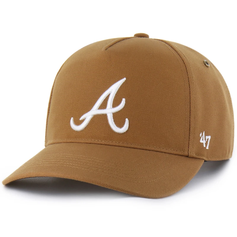 Casquette ajustable Carhartt x '47 Brown Atlanta Braves Hitch pour homme