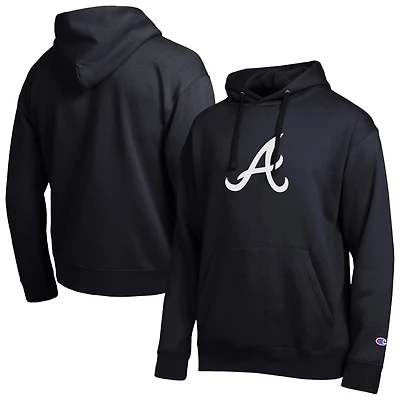 Men's Champion Black Atlanta Braves All Star Embroidered Logo Hoodie
