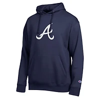 Men's Champion  Navy Atlanta Braves All Star Embroidered Logo Hoodie