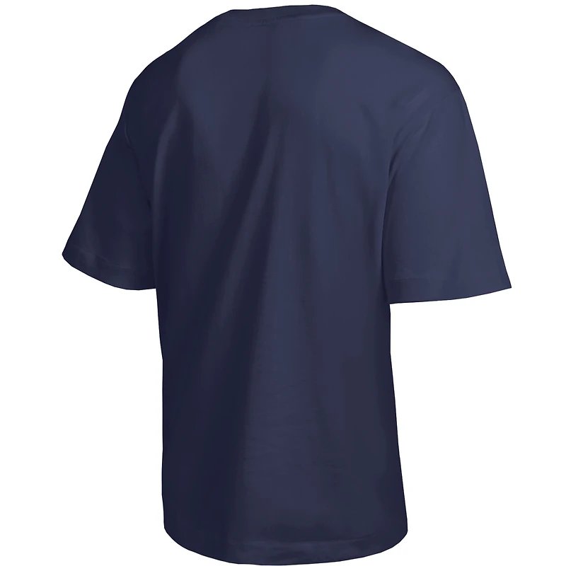 Men's Champion Navy Atlanta Braves Traditions Two Locations T-Shirt