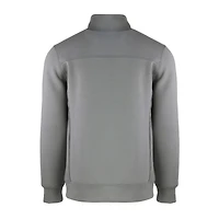 Men's Cutter & Buck Gray Atlanta Braves City Connect Roam Eco Recycled Full-Zip Jacket