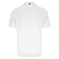 Men's Cutter & Buck White Atlanta Braves Forge Eco Stretch Recycled Polo