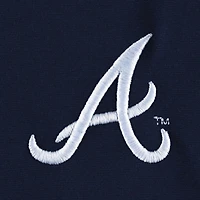Men's Dunbrooke Navy/Heather Gray Atlanta Braves Alpha Full-Zip Jacket