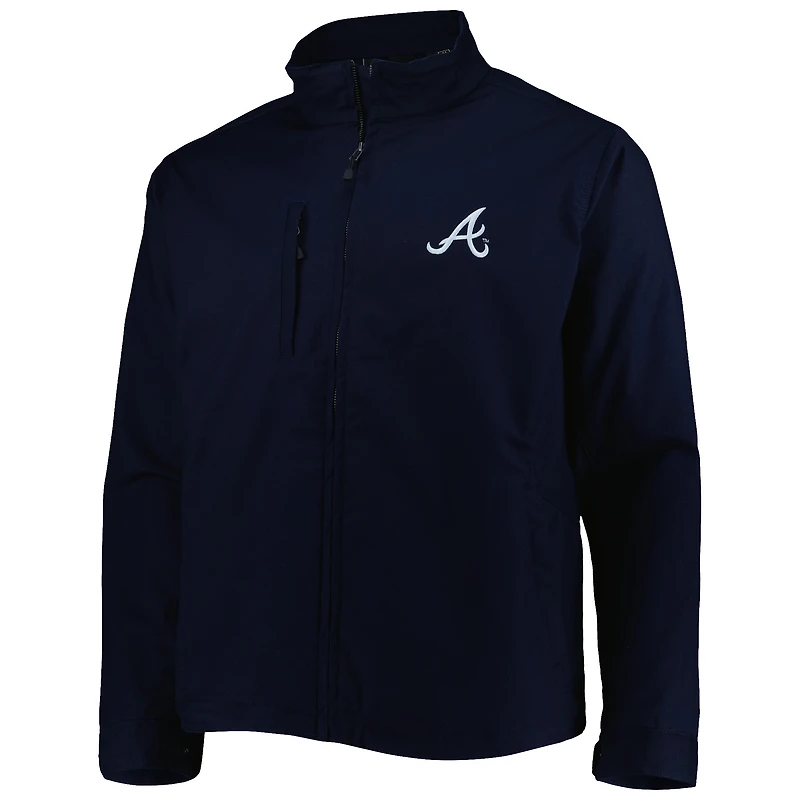 Dunbrooke Navy Atlanta Braves Journey Veste zippée à trois mélanges pour homme