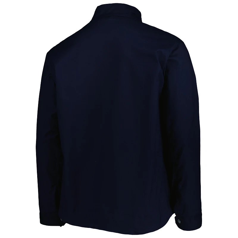 Dunbrooke Navy Atlanta Braves Journey Veste zippée à trois mélanges pour homme
