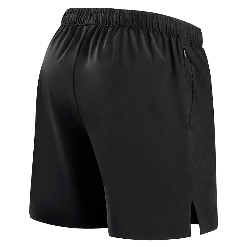 Short Fanatics noir pour homme, micro ton sur ton