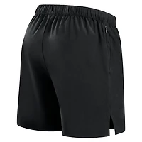 Men's Fanatics Black Atlanta Braves Front Office Micro Tonal Shorts