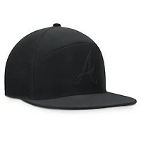 Men's Fanatics Black Atlanta Braves Horizon Snapback Hat