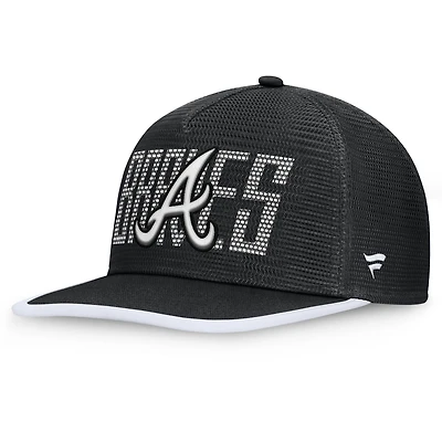 Men's Fanatics  Black Atlanta Braves Let's Glow Line Drive Snapback Hat