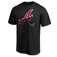 Men's Fanatics Black Atlanta Braves Midnight Mascot T-Shirt