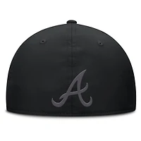 Men's Fanatics Black Atlanta Braves Overpower Flex Hat