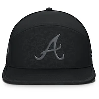 Men's Fanatics Black Atlanta Braves Platoon Adjustable Hat