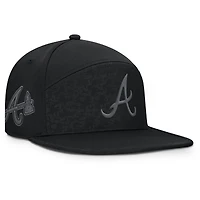 Men's Fanatics Black Atlanta Braves Platoon Adjustable Hat