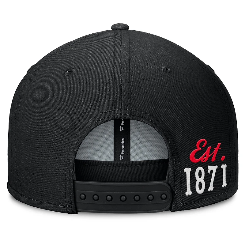 Men's Fanatics Black Atlanta Braves Walk-Off Bullpen Snapback Hat