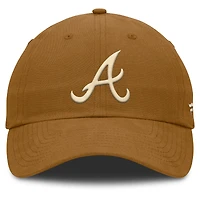Casquette ajustable Atlanta Braves Act Natural Chopper marron Fanatics pour hommes