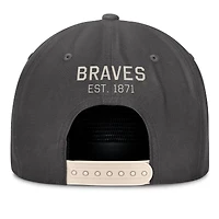 Men's Fanatics Charcoal Atlanta Braves Closer Adjustable Hat