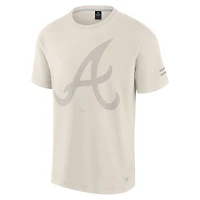 Men's Fanatics Cream Atlanta Braves Elements Iconic T-Shirt