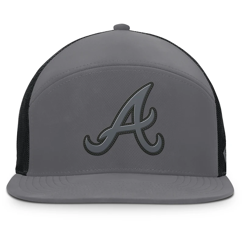 Men's Fanatics Gray Atlanta Braves Fairweather Adjustable Hat
