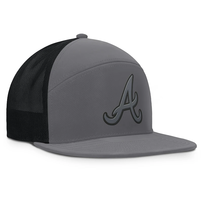 Men's Fanatics Gray Atlanta Braves Fairweather Adjustable Hat