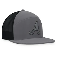 Men's Fanatics Gray Atlanta Braves Fairweather Adjustable Hat