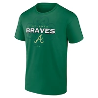 T-shirt Fanatics Kelly Green pour homme avec le logo Celtic Luck des Atlanta Braves