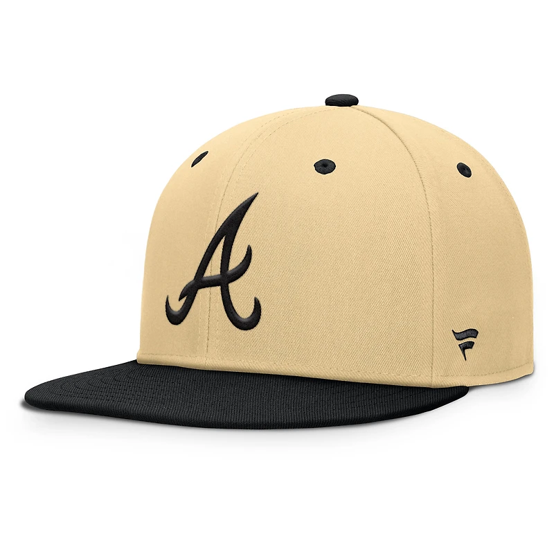 Casquette ajustable Fanatics kaki Atlanta Braves Duel pour homme