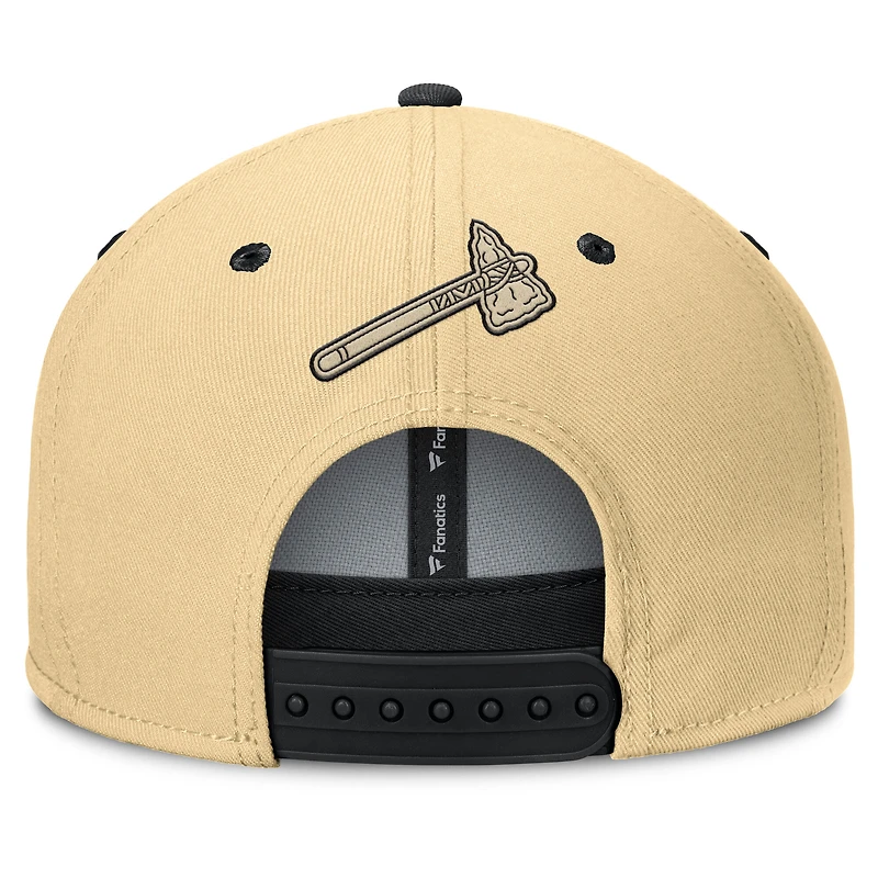 Casquette ajustable Fanatics kaki Atlanta Braves Duel pour homme