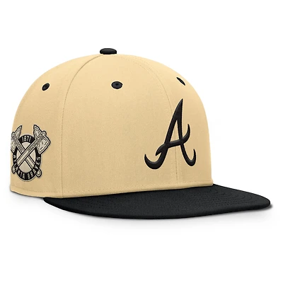 Casquette ajustable Fanatics kaki Atlanta Braves Duel pour homme