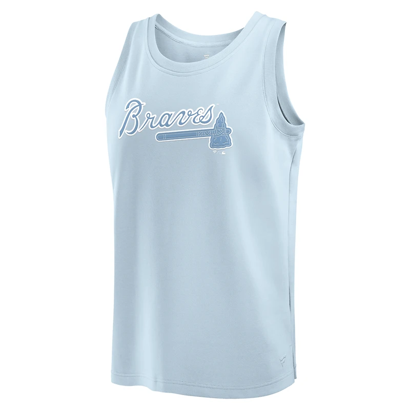 Men's Fanatics Light Blue Atlanta Braves Elements Tank Top