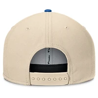 Men's Fanatics Natural/Royal Atlanta Braves Cooperstown Collection Bounder Snapback Hat