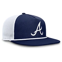 Men's Fanatics Navy/White Atlanta Braves Clubhouse Change Up Snapback Hat