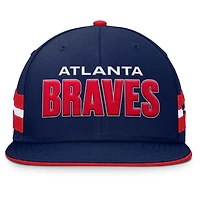 Men's Fanatics  Navy Atlanta Braves Pick Off Fitted Hat