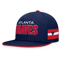 Men's Fanatics  Navy Atlanta Braves Pick Off Fitted Hat